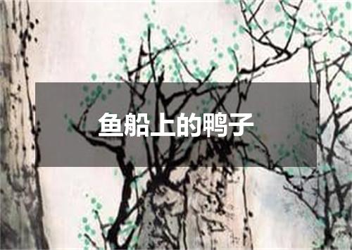鱼船上的鸭子
