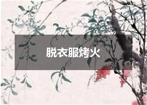 脱衣服烤火