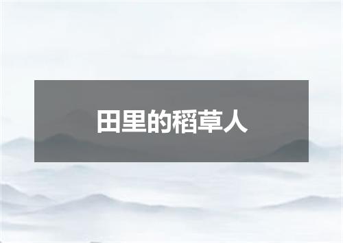 田里的稻草人