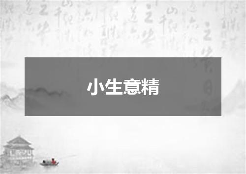 小生意精