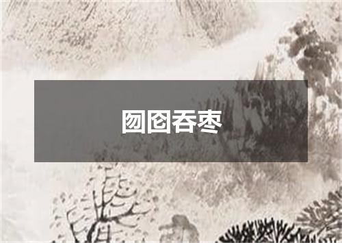 囫囵吞枣